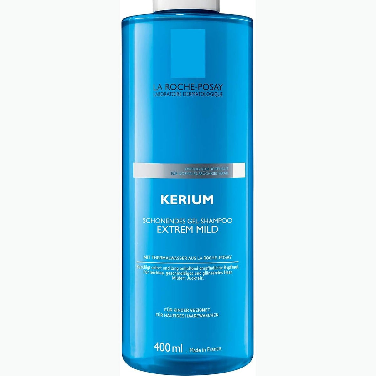 312176 - LA ROCHE POSAY Shampo Ekstra e Butë Kerium, 400 ml, Për Skalp të Ndjeshëm, Me Ujë Termal