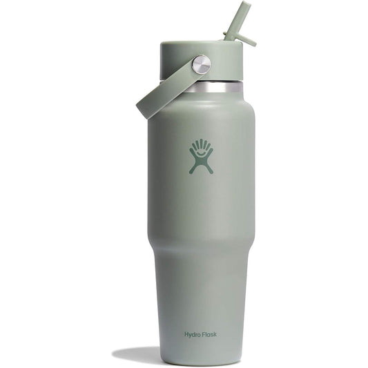 195678 - HIDRO FLASK Shishe Udhëtimi prej Çeliku Inox 946ml (32oz) e Izoluar me TempShield, Kapak Fleksibël Kundër Rrjedhjeve - Agave