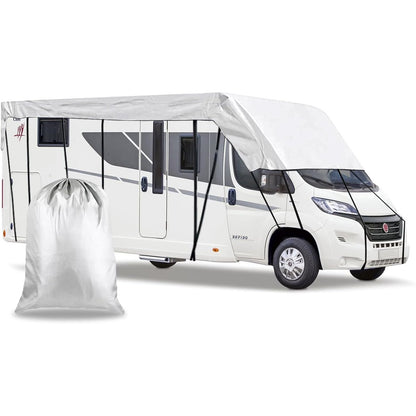 312834 - Mbulesë mbrojtëse çatie për karavanë, Tenda 210D e papërshkueshme nga uji për karavanë, Mbulesë çatie 6.5 x 3 metra/21 x 10 këmbë (6.5 x 3 m/255 x 118 inç)