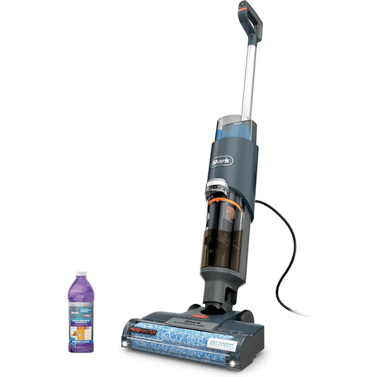 157002 - SHARK Fshesë me Kordë 3 në 1, Blu Deti, Modeli WD161, Sistem Thithjeje HydroVac MessMaster, Ideale për Dysheme të Forta dhe Qilima, Kompakte
