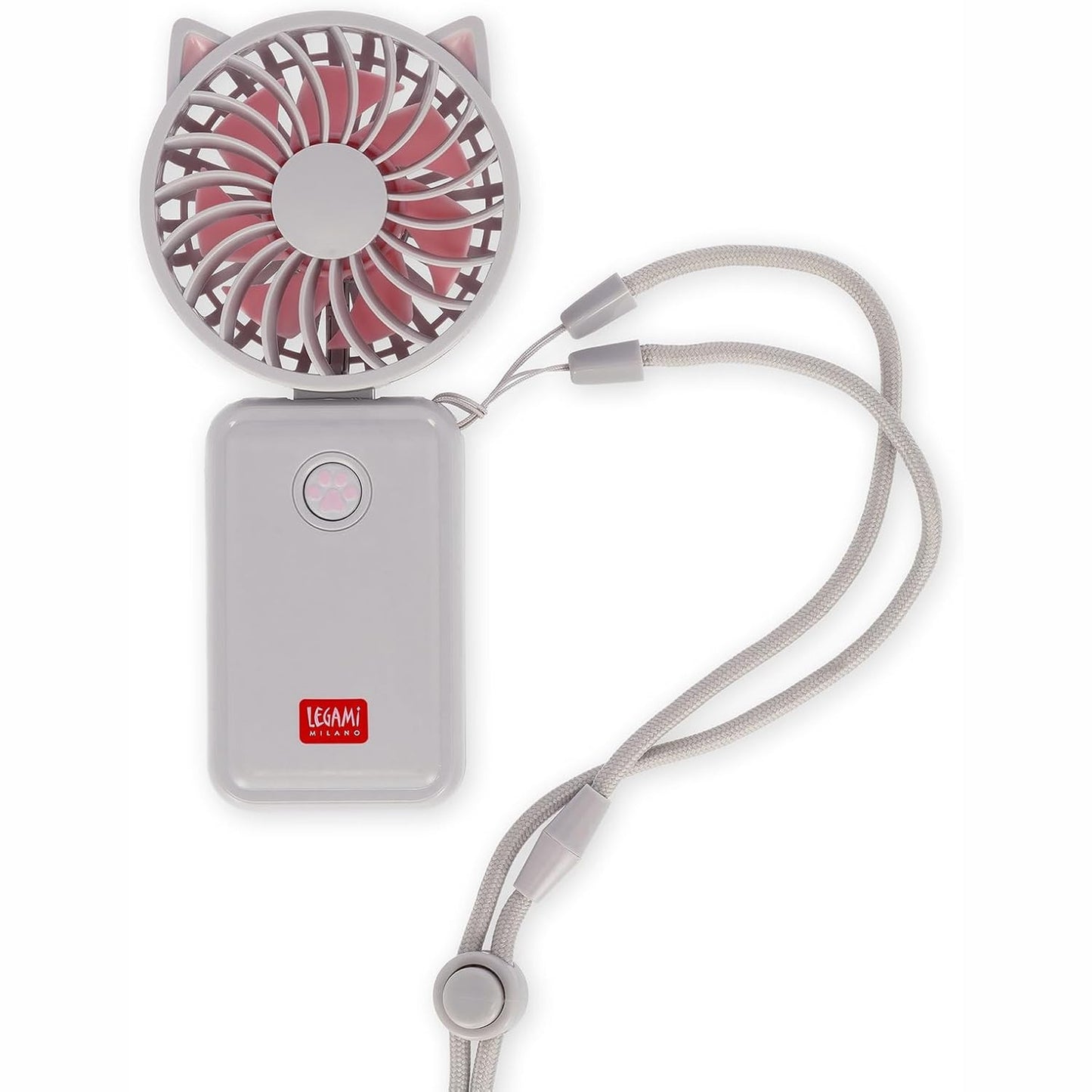 288451 - LEGAMI Ventilator Mini Portativ i Rikarikueshëm, 3 shpejtësi, 6.5 x 13.7 x 2.5 cm, kabllo Tipi-C e përfshirë
