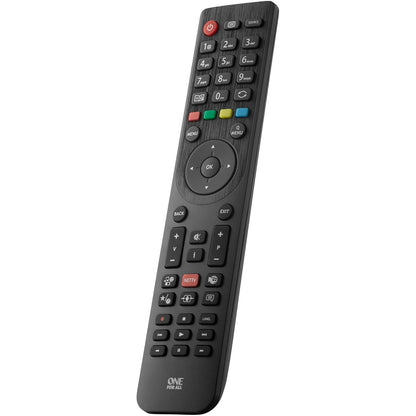 268791 - TELEFUNKEN Telekomandë për TV, Funksionon me të gjithë televizorët/Smart TV, Zëvendësimi ideal URC1918, Ngjyra e zezë