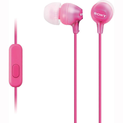 274407 - KUFJE SONY MDR-EX15AP në vesh (me funksion kufjesh, mikrofon të integruar) rozë