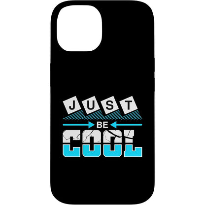 273869 - Just Be Cool Mbështjellëse moderne për iPhone 14 me motive gjeometrike.
