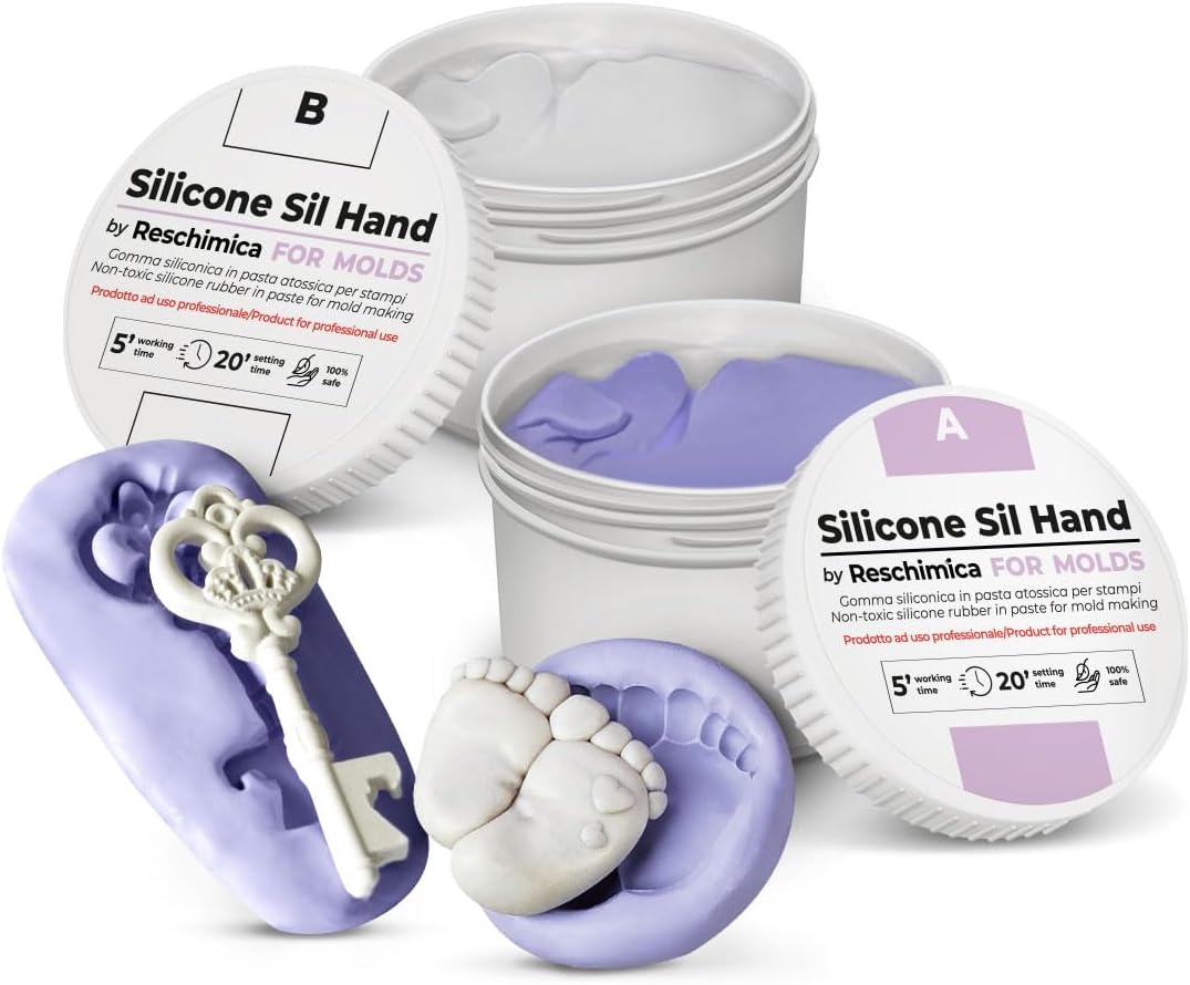 255999 - SIL HAND Argjilë modelimi 1:1 prej gome silikoni, 500 g, e veshur me shtresë jo ngjitëse
