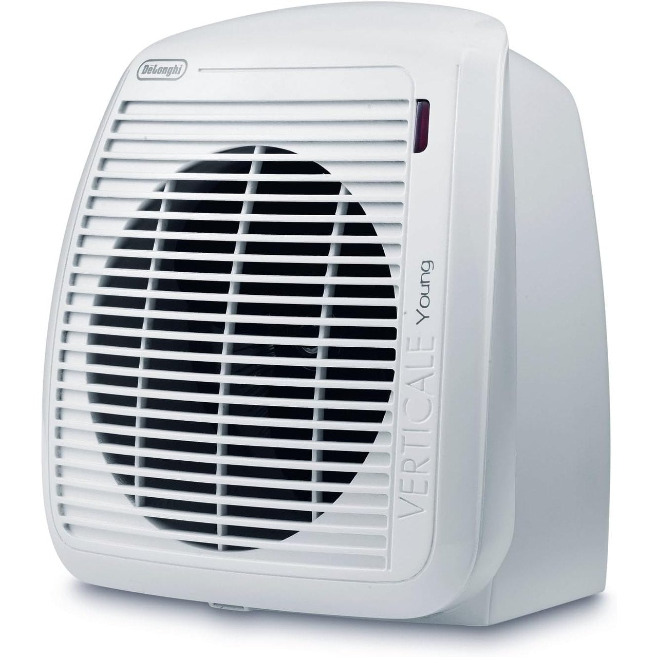162679 - DE'LONGHI HVY1020 Young, Ngrohës me ventilator vertikal, 2000 vat, i qetë dhe i lehtë, me mbrojtje nga pikat dhe dorezë, pajisje sigurie, dritë dhe mbrojtje nga ngrica, madhësi e vogël, e bardhë