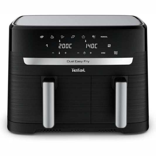288119 - TEFAL Fritezë me ajër të nxehtë Dual Easy Fry, Kapacitet 8.3L, 2700W, 7 programe, EY9018