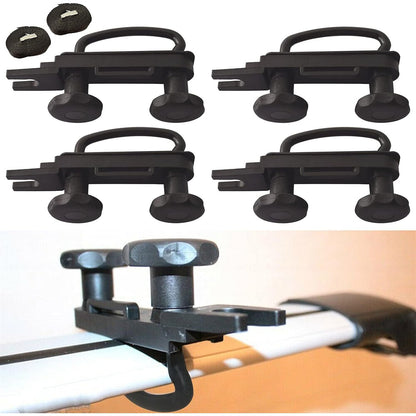 289182 - Kit montimi universal i kutisë së çatisë për makinë/furgon prej çeliku të galvanizuar, 4 pjesë, gjerësi të brendshme 85 mm