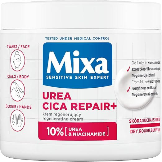 297425 - MIXA Krem rigjenerues Urea Cica Repair+, 400 ml