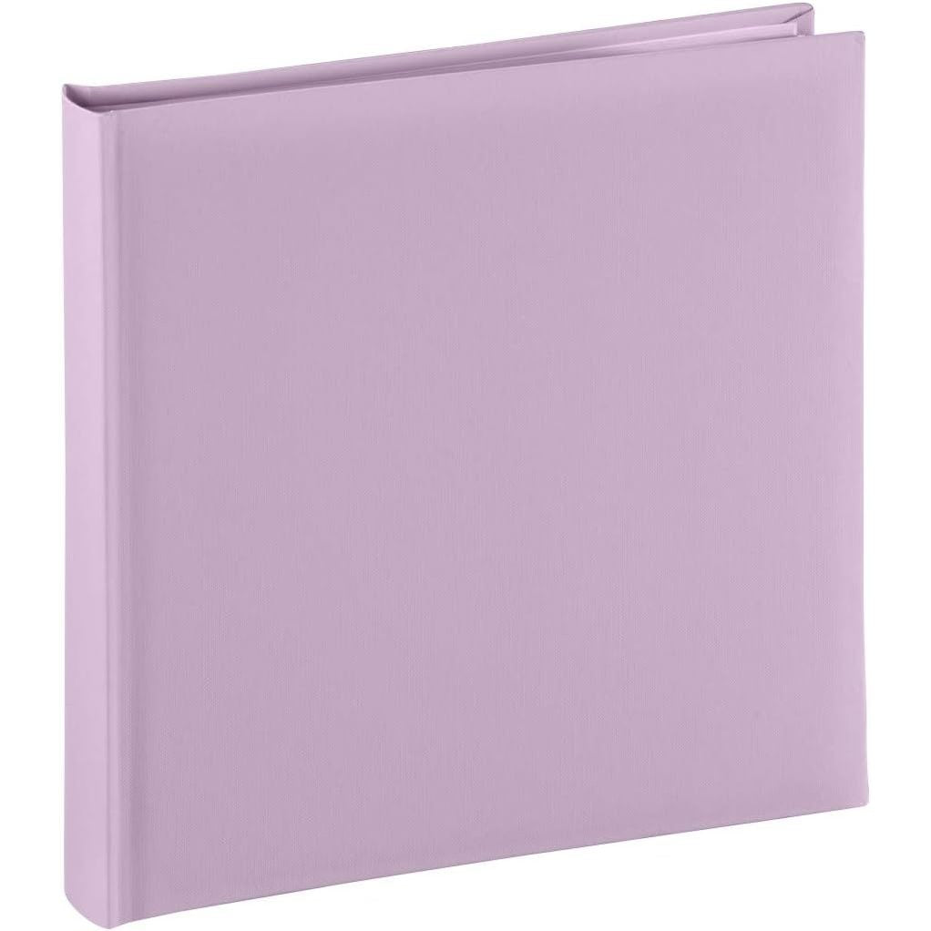 252727 - HAMA Album Fotosh Jumbo 30x30 cm, libër fotografish me 80 faqe të bardha, album për 320 foto për personalizim dhe ngjitje, rozë pastel