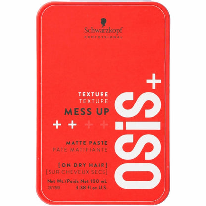 318017 - SCHWARZKOPF PROFESSIONAL Osis+ Texture Mess Up, pastë mat për lëkurë, 100 ml