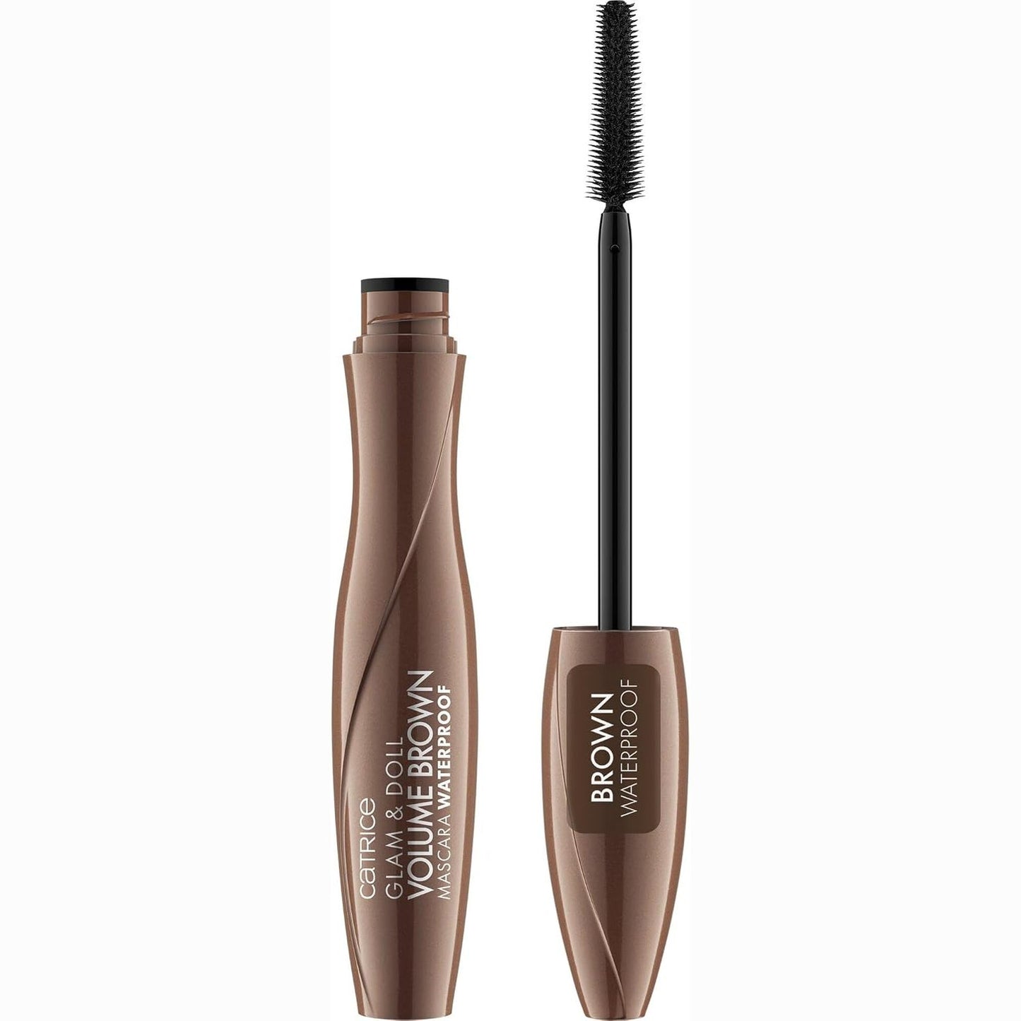 318794 - CATRICE - Maskara Glam & Doll Volume Brown, e papërshkueshme nga uji, 10 ml