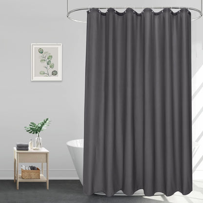 224293 - PERDE DUSHI EURCROSS 180X210 CM, PËLHURË ANTI-MYK ME 12 UNAZA