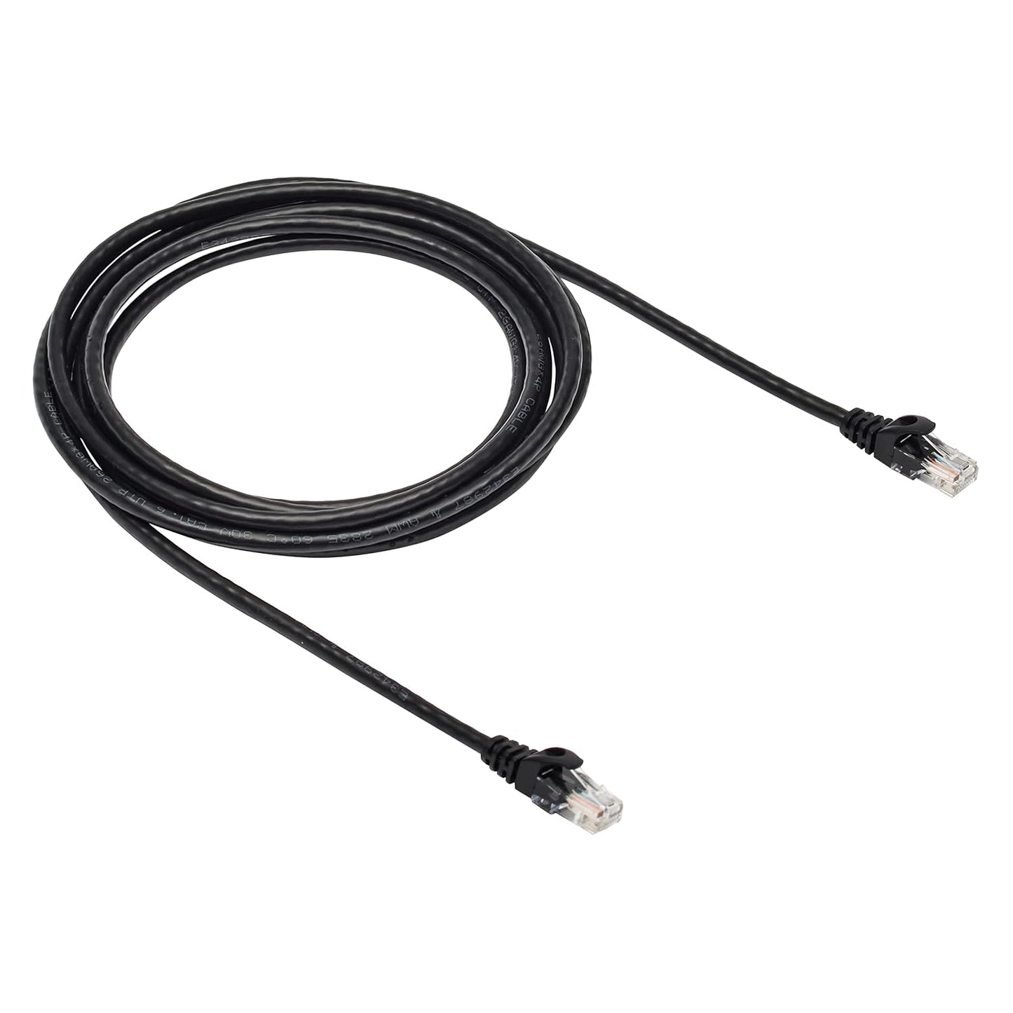 269550 - AMAZON BASICS Kabllo rrjeti Cat-6 Gigabit Ethernet RJ45 - 3 m, 1 pako, e zezë