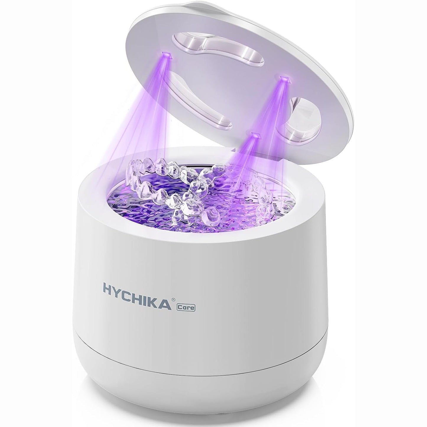 271296 - Pastrues ultrasonik me sterilizim UV, frekuencë të lartë 45kHz, 4 mënyra, ekran dixhital HD, 200 ml, për pajisje dentare, mbajtëse, mbrojtëse nate etj., i bardhë