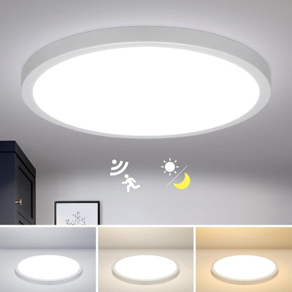 261621 - Dritë tavani LED 24W me sensor lëvizjeje, 30 cm, për përdorim të jashtëm