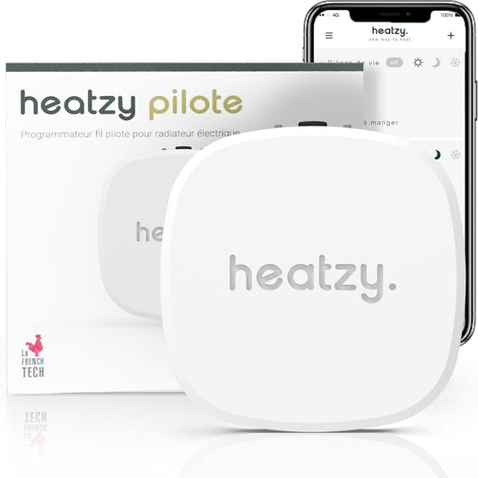 164477 - HEATZY - Moduli i Kontrollit WiFi për Radiator, i Bardhë