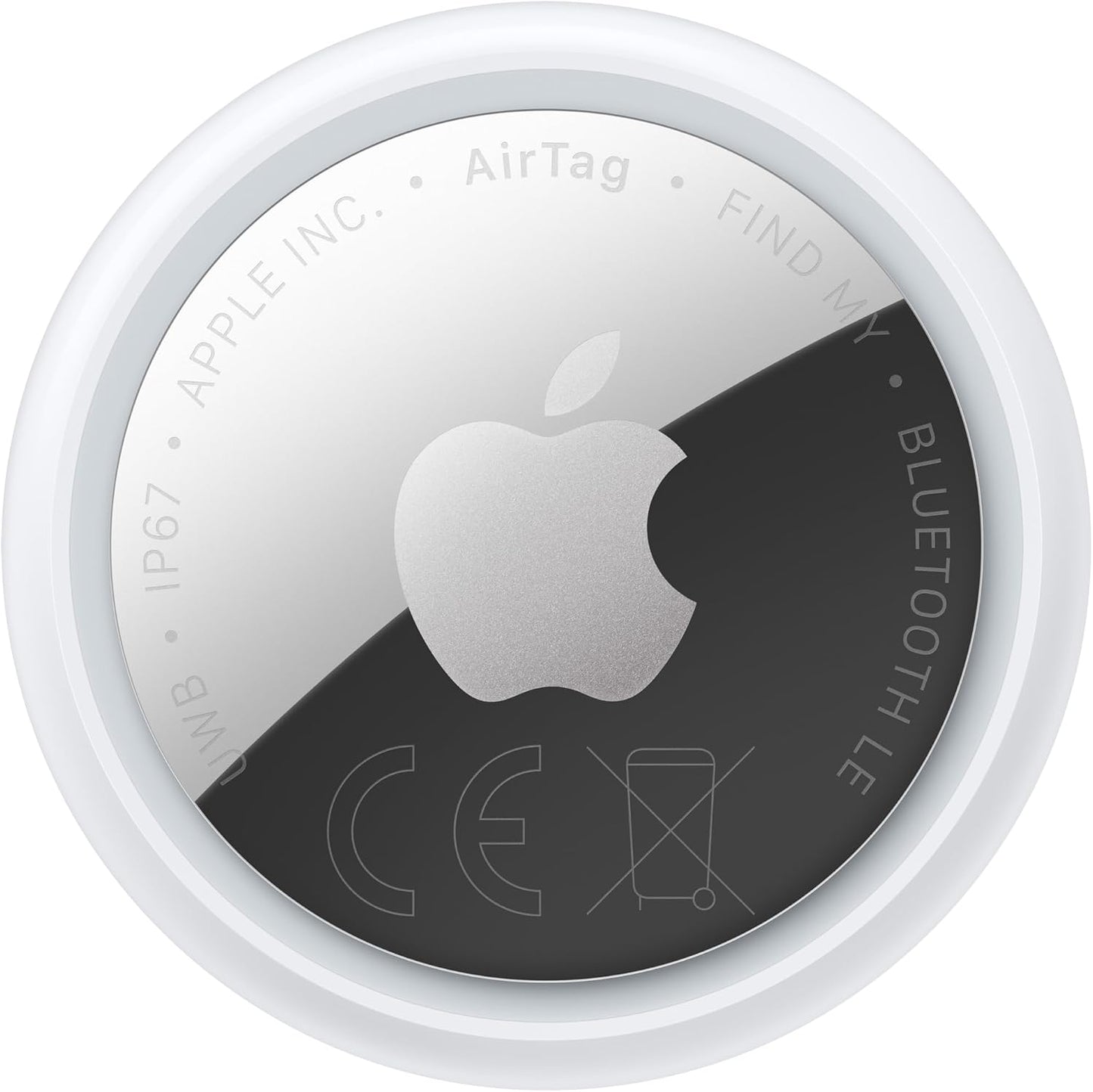 319971 - APPLE AIRTAG (GJENERATA E 2-TË): PËR GJETJEN E VARËSEVE TË ÇELËSAVE, PORTOFOLEVE DHE MË SHUMË; FUNKSIONON DUKE LËSHUAR NJË TINGULL; MUND TË KONFIGUROHET ME NJË PREKJE TË THJESHTË NË NJË IPHONE OSE IPAD