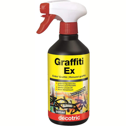 321427 - DEKORATRIK Graffiti Remover EX 500 ml, fuqi e fuqishme tretëse, biodegradues, aplikim i lehtë