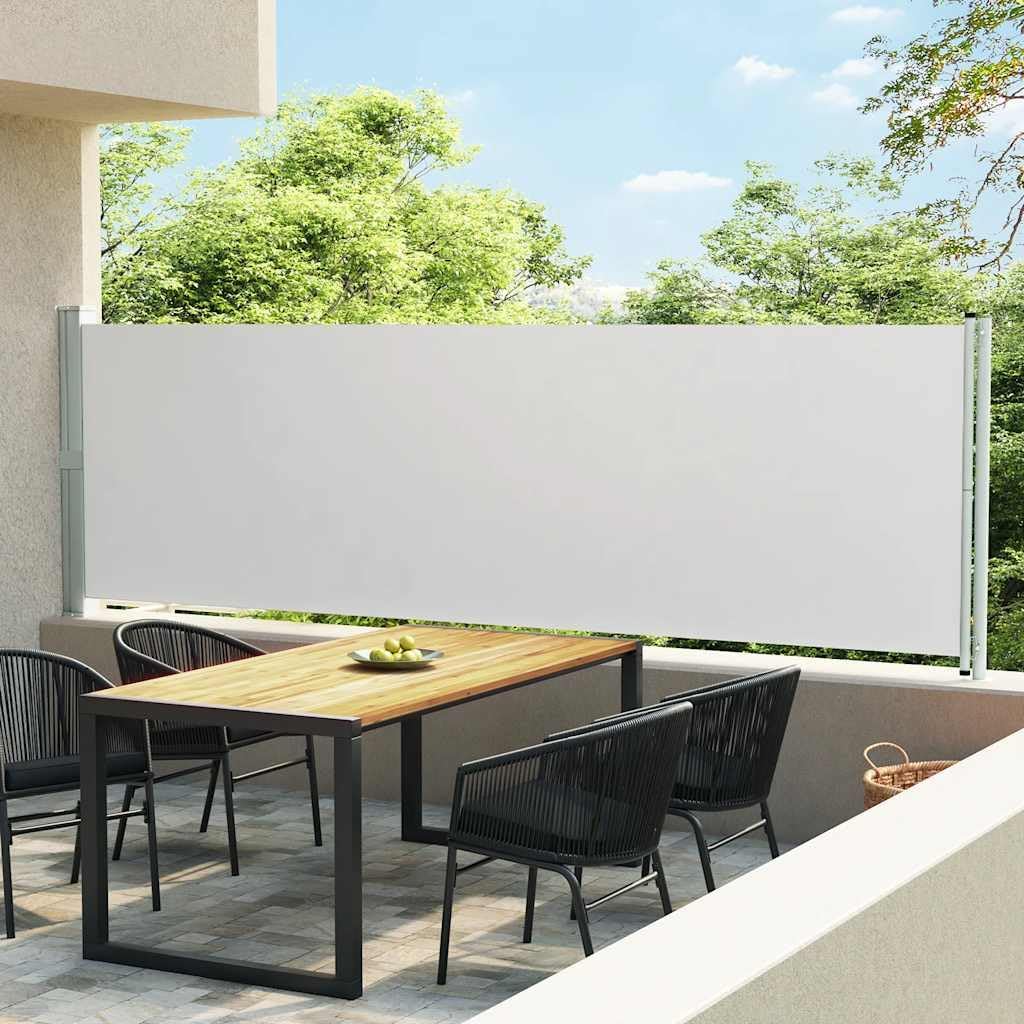 280297 - vidaXL Tendë Anësore e Zgjatshme 140×600 cm – Krem