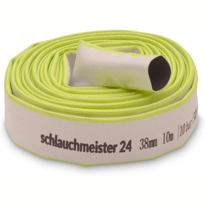 314746 - Tub i sheshtë me diametër 1 1/2 inç (38 mm), 10 m | Tub ndërtimi | Gomë sintetike, e bardhë me jeshile, 10 bar, -20°C deri në +60°C
