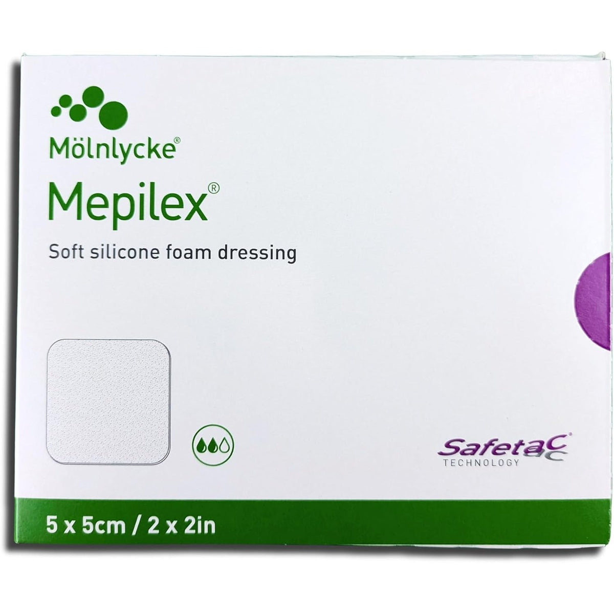 318224 - MÖLNLYCKE - Mepilex fashë me shkumë 5x5cm - 5 pako
