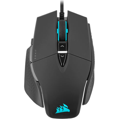 276286 - CORSAIR M65 RGB ULTRA Maus për lojëra me tela - 26,000 DPI - Çelësa optikë - Teknologji hiper-përpunimi AXON - i pajtueshëm me iCUE - i zi