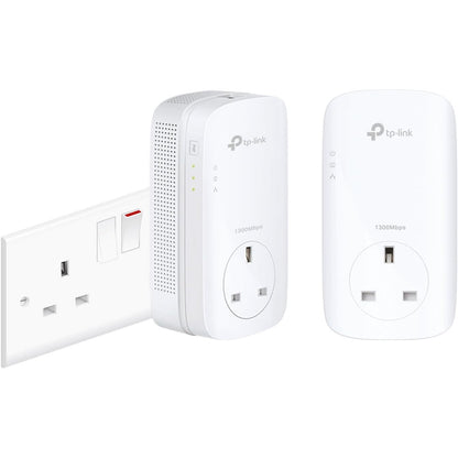 276289 - TP-LINK TL-PA8010PKIT 1-Port Gigabit Passthrough Powerline Adapter Starter Kit, Shpejtësi deri në 1300 Mbps