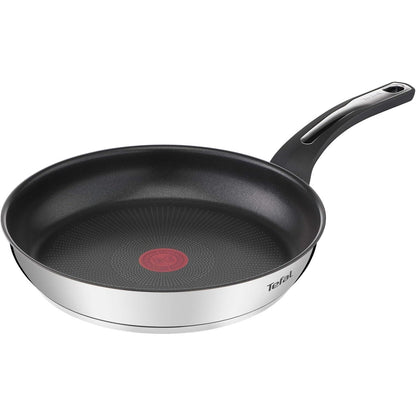 293362 - TEFAL Tigan Emotion 24cm, Veshje Jo-Ngjitëse, Shpërndarje e Njëtrajtshme e Nxehtësisë, Dorezë e Fortë, Kompatibël me Induksion, Tregues Gatimi E3000404, Boronicë