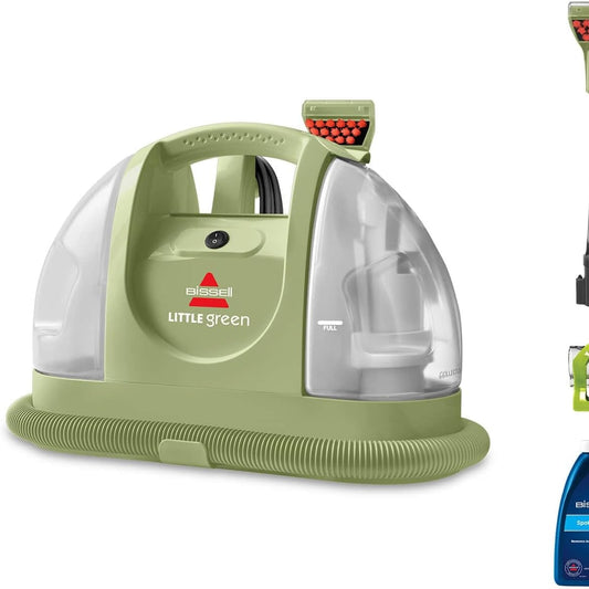 84221 - BISSELL Little Green, Pastrues Qilimash dhe Tapicerie, Për Njollat dhe Papastërtitë e Përditshme, Motor i Fuqishëm 340W, Modeli 4098N