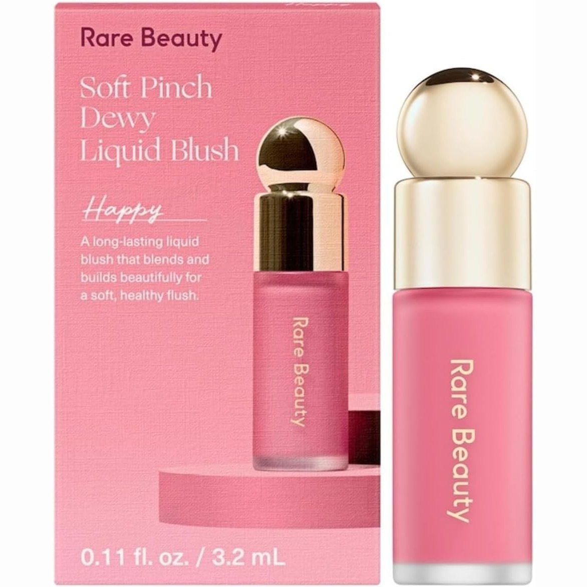 296806 - RARE BEAUTY Mini Soft Pinch Liquid Blush | 3.2ml | Happy