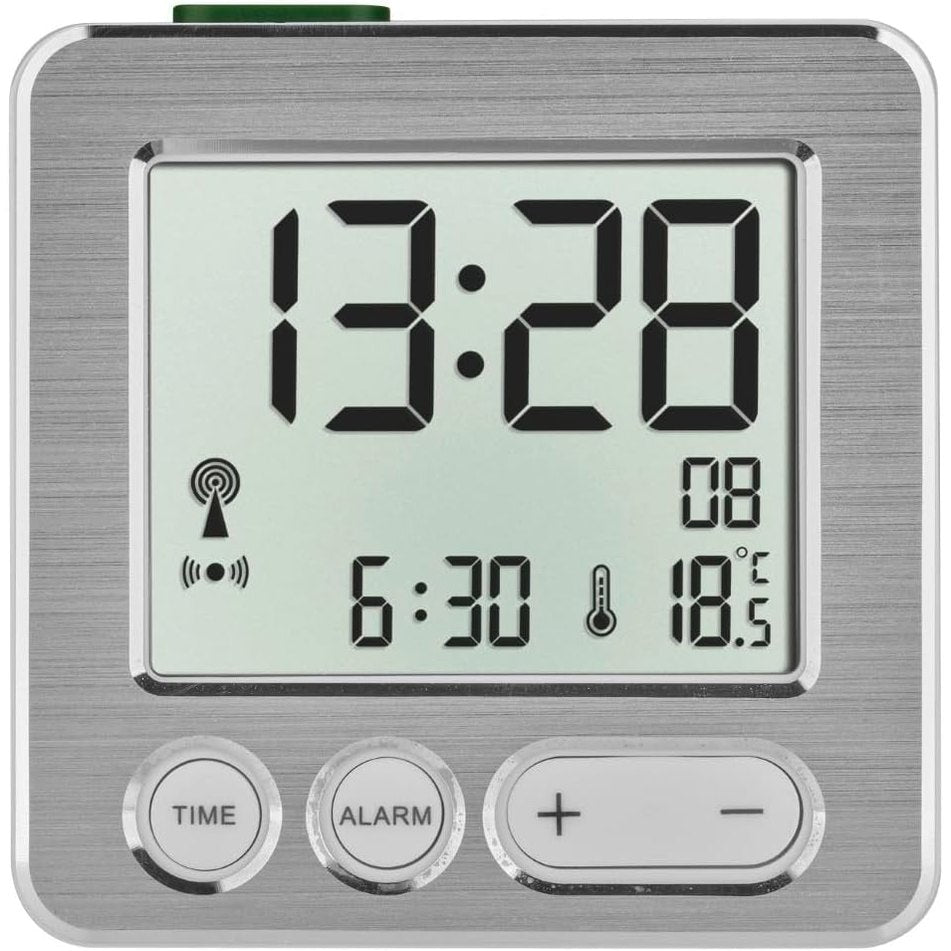257450 - TFA DOSTMANN 60.2545.54 Orë alarmi me radio dixhitale, plastikë, 66 x 22 x 68 mm