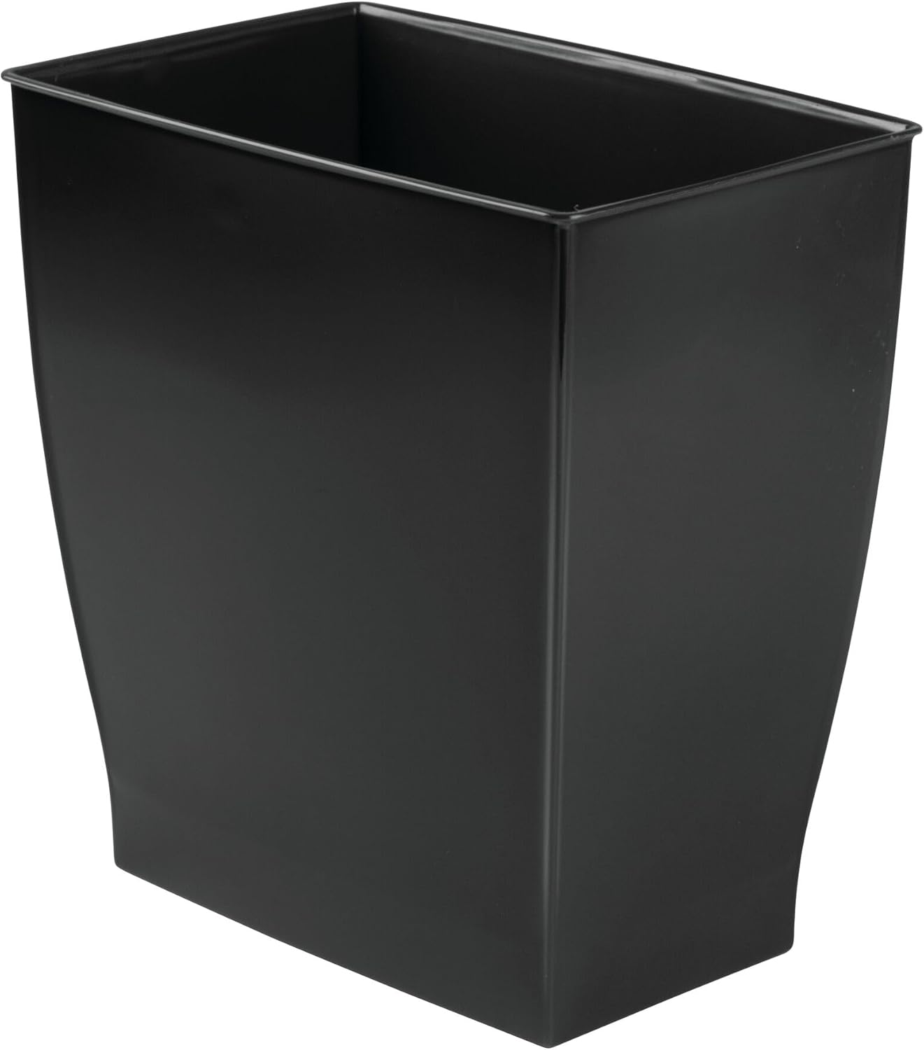 223138 - IDESIGN Kosh Mbeturinash Mono 64772EU - Drejtkëndësh, 28.4 x 18.9 x 30.3 cm, i Zi, Plastik