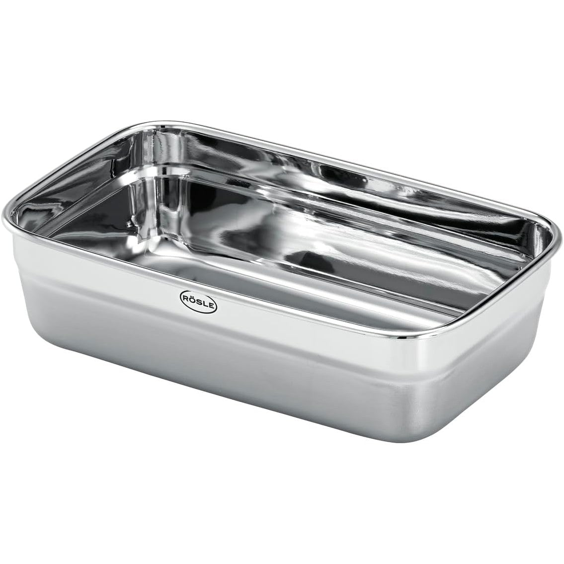 214613 - RÖSLE Kuti dreke katrore 1.0 L, çelik inox, e përshtatshme për mikrovalë dhe furrë deri në 150 °C