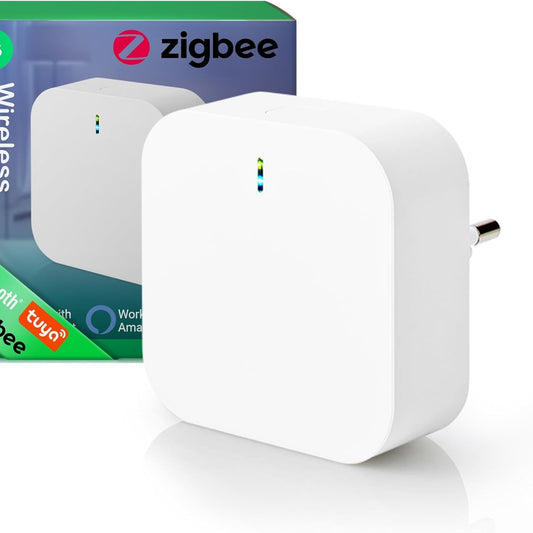 189420 - NOUS E1 Porta e Gjurmëve ZigBee 3.0, Qendra e Lidhjes ZigBee/Buetooth, Përdorim me Aplikacionin Smart Life/Tuya, Përshtatshëm për Alexa, Shtëpia e Mençur