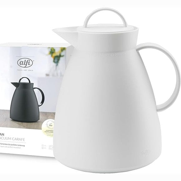 256434 - ALFI DAN Termos plastik 1.00l, jeshile menteje, jeshile balte, me futje qelqi higjienike të temperuar, kapak që hapet me rrotullim, pa BPA