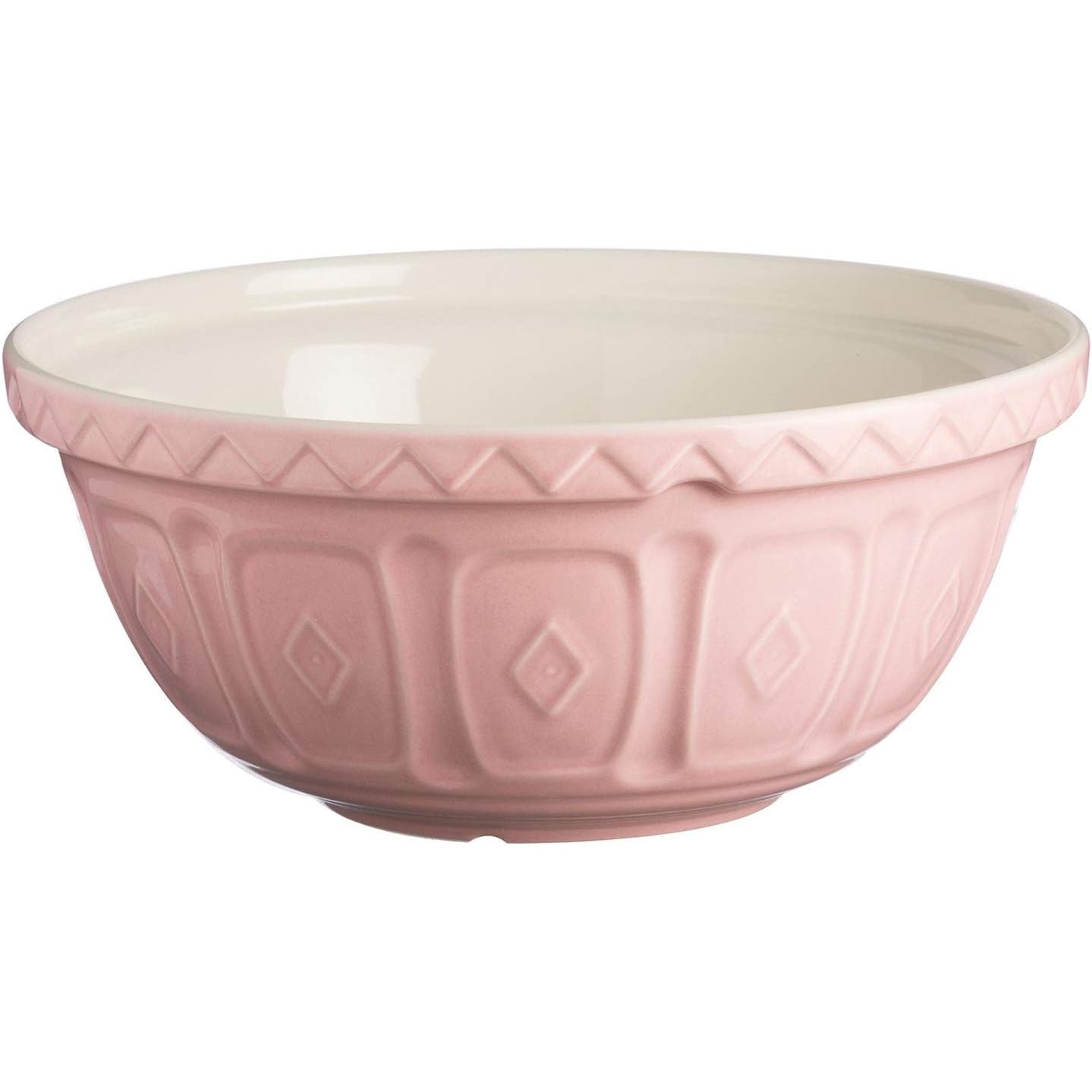 236841 - Mason Cash Tas Përzierës prej Stoneware, 26 cm, Rozë, 2.7 L, I Bërë prej Stoneware me Cilësi të Lartë