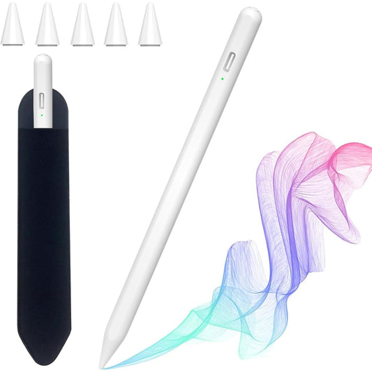 190143 - APPLE Stilolaps për iPad të gjeneratës 10-11, për Tablete 2018-2025, me Hedhje të Pëllëmbës dhe Precizion të Lartë, i Përshtatshëm për iPad 6/7/8/9/10/11, Air 3/4/5, Mini 5/6