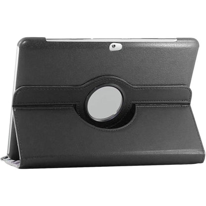 269678 - EBESTSTAR MBROJTËSE PËR SAMSUNG GALAXY TAB 2 10.1 GT-P5110 P5100 / MBROJTËSE QË RROTULLOHET 360° / MBULESË MBROJTËSE PREJ LËKURE PU / E ZEZË