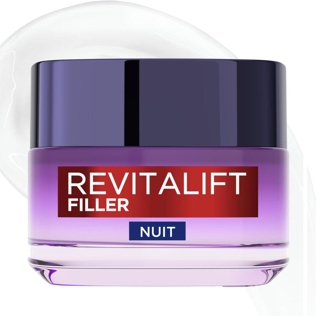 306389 - L'ORÉAL PARIS Krem nate kundër rrudhave dhe rimbushës i vëllimit, 50 ml, I përqendruar në Acid Hialuronik, Për të Gjitha Llojet e Lëkurës