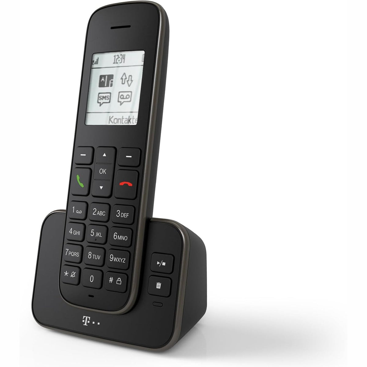 295824 - TELEKOM Sinus A 207 Telefon fiks DECT i Zi me sekretarinë telefonike, i pajtueshëm me Fritz!Box
