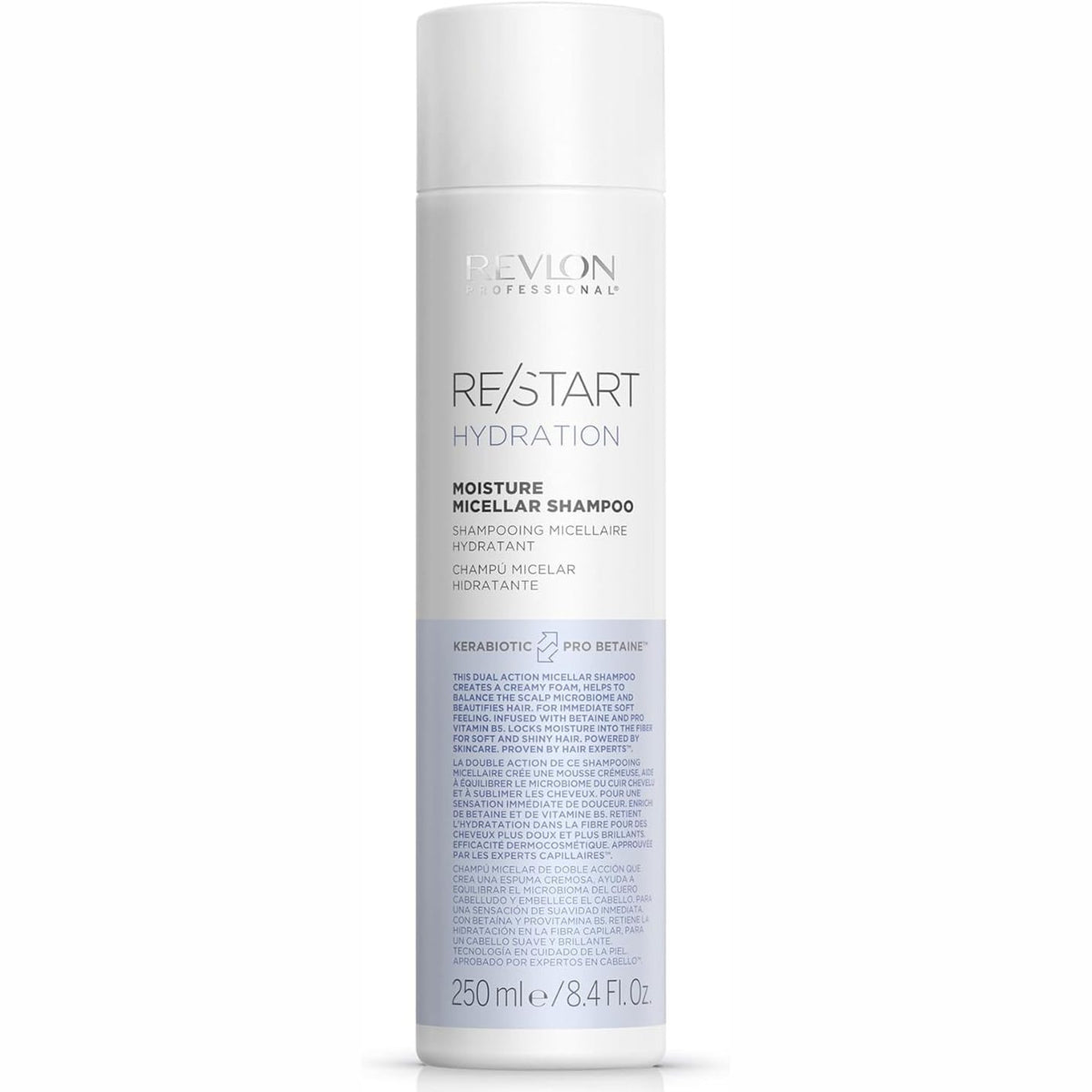 298602 - REVLON PROFESSIONAL RE/START Hydration Moisture Micellar Shampoo, 1000 ml, shampo hidratuese për flokë të tharë