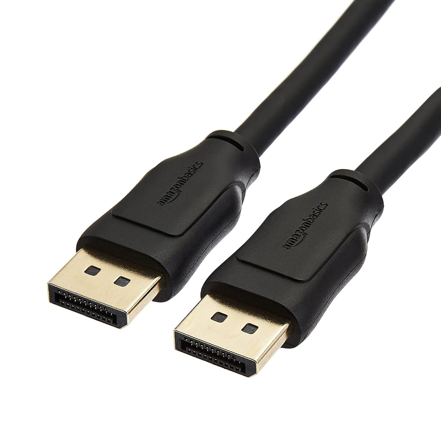 274628 - AMAZON BASICS Kabllo 8K DisplayPort në DisplayPort 1.4, 1.8 m, 4K në 120 Hz, 8K në 60 Hz, mbështetje HDR, e zezë