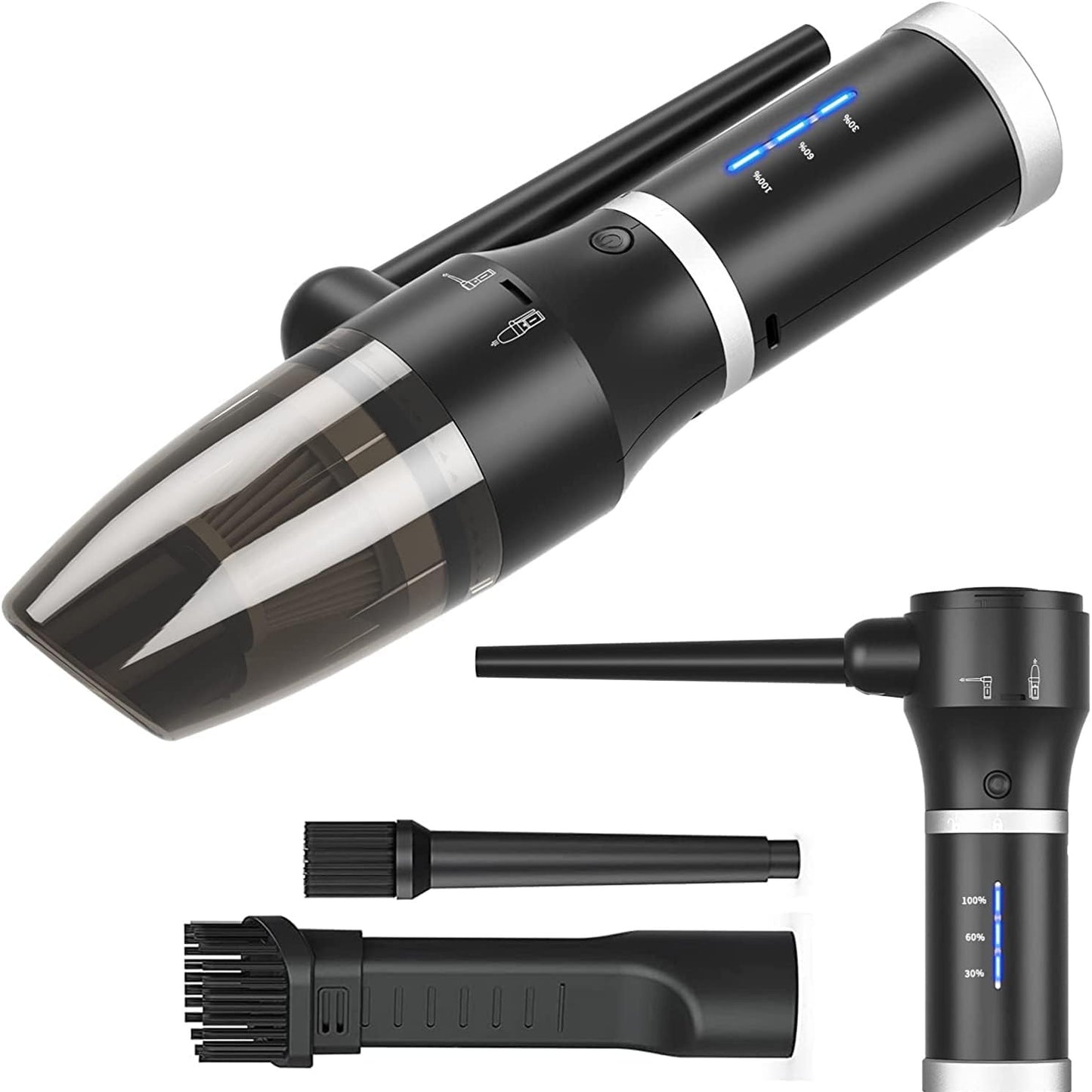 276553 - ATEngeus Fryrëse elektrike pluhuri, ajër i kompresuar 500W, pastrues pluhuri me 2 shpejtësi, Set pastrimi PC, pajisje zyre, divan