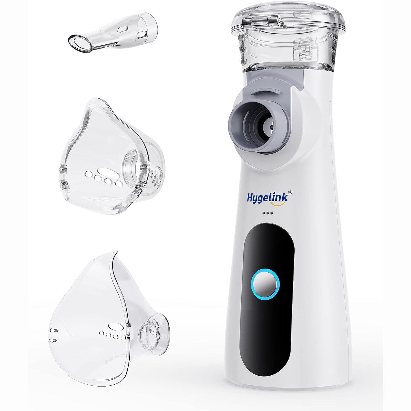 272488 - HYGELINK Aerosol i qetë portativ, makinë aerosolësh me dy mënyra atomizimi ultrasonik, rikarikueshëm me USB
