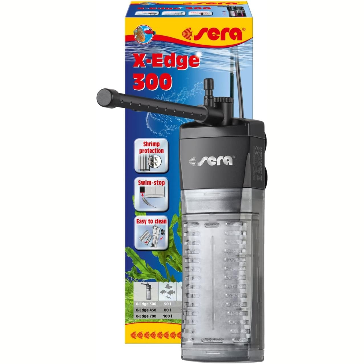 251370 - SERA Filtër qoshe X-Edge 300 për akuariume deri në 100 litra, 32655