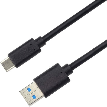 274434 - PREMIUMCORD Kabllo lidhjeje USB 3.2 Gen 2, SuperSpeed deri në 10Gbps, karikimi deri në 3A, 60W, USB Tipi A mashkull në USB Tipi C mashkull, i zi, gjatësi 1m