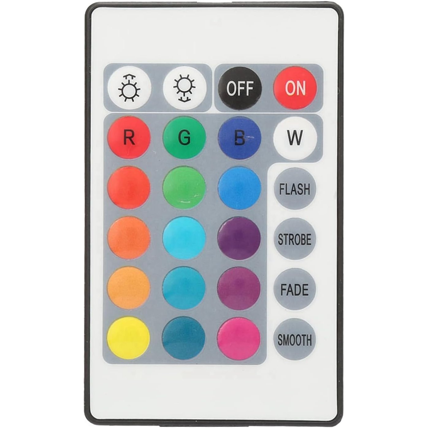 254246 - aqxreight 5V 24 çelësa RGB LED, telekomandë pa tel, kontrollues IR USB 6A, shirit LED USB