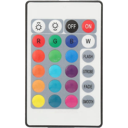 254246 - aqxreight 5V 24 çelësa RGB LED, telekomandë pa tel, kontrollues IR USB 6A, shirit LED USB