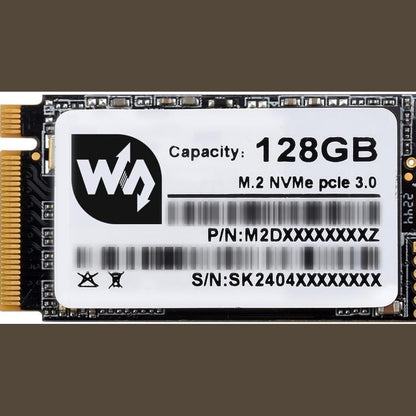268281 - WAVESHARE Disk i ngurtë SK M2 NVME 2242, 128GB, memorie flash 3D TLC, lexim/shkrim me shpejtësi të lartë, i pajtueshëm me Windows/Raspberry Pi OS/Centos/Ubuntu/Linux